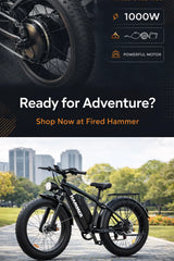 Fired Hammer TrailForce 1000X Electric Mountain Bike