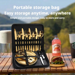 TrailFeast Cutlery Set 10 — Fired Hammer