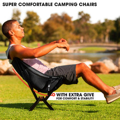 Fired Hammer TrailSpin 360 – Portable Swivel Folding Chair