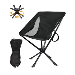 Fired Hammer TrailSpin 360 – Portable Swivel Folding Chair