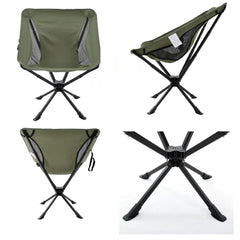 Fired Hammer TrailSpin 360 – Portable Swivel Folding Chair