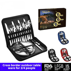 TrailFeast Cutlery Set 10 — Fired Hammer