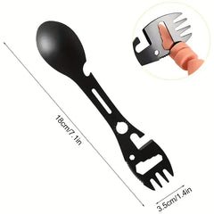 Tenedor y cuchara para exteriores