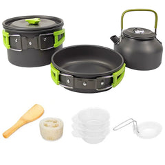 Camping Cooking set Camping Cookware Travel Tableware - Fired Hammer