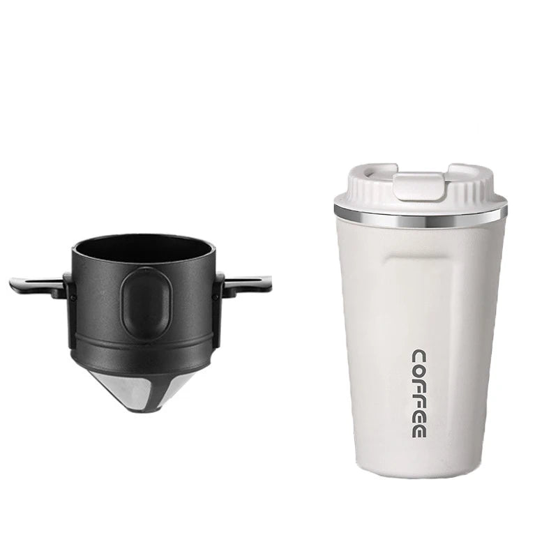 Stainless Steel Coffee Filter Drip Coffee Tea Holder Reusable Mug Coffee - Fired Hammer