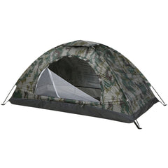 Stealth Camo Dome Tent – Lightweight Shelter for Outdoor Adventures