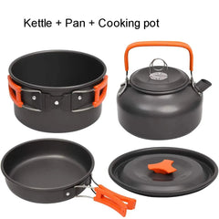 Camping Cooking set Camping Cookware Travel Tableware - Fired Hammer