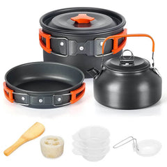 Camping Cooking set Camping Cookware Travel Tableware - Fired Hammer