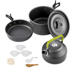 Camping Cooking set Camping Cookware Travel Tableware - Fired Hammer