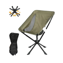 Fired Hammer TrailSpin 360 – Portable Swivel Folding Chair