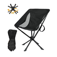Fired Hammer TrailSpin 360 – Portable Swivel Folding Chair