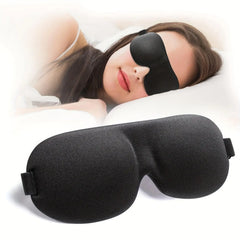 Black Sleep Eye Mask