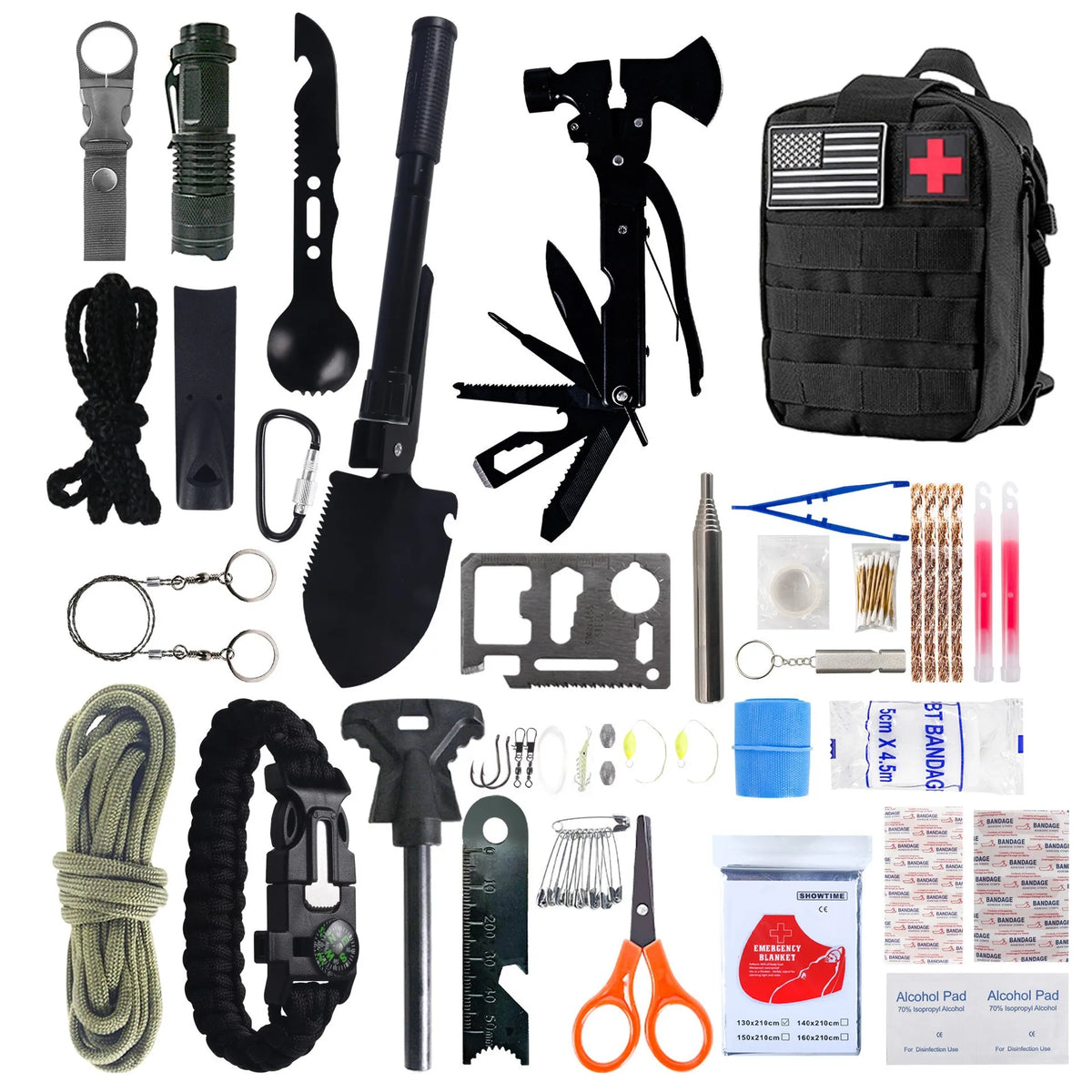 EmberX ReadyPack 251 — 251-Piece Emergency Survival Kit + Crossbody Bag