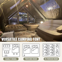 BlazeDome AirLodge 12 — Inflatable Glamping Tent