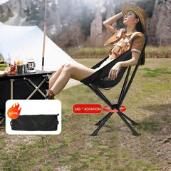 Fired Hammer TrailSpin 360 – Portable Swivel Folding Chair