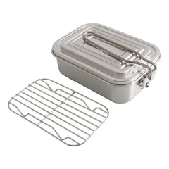 Portable Handle Steel Stainless Lunch Box Heat Insulation