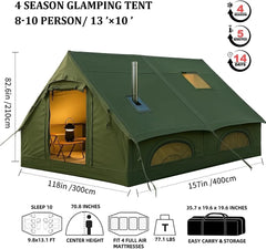 BlazeDome AirLodge 12 — Inflatable Glamping Tent