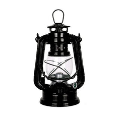 Classic Black Hurricane Oil Lantern – Vintage Camping Light & Emergency Backup