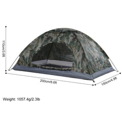 Stealth Camo Dome Tent – Lightweight Shelter for Outdoor Adventures