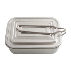 Portable Handle Steel Stainless Lunch Box Heat Insulation