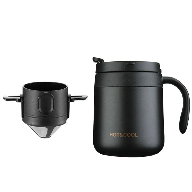 Stainless Steel  Coffee Filter Drip Coffee Tea Holder Reusable Mug Coffee - Fired Hammer