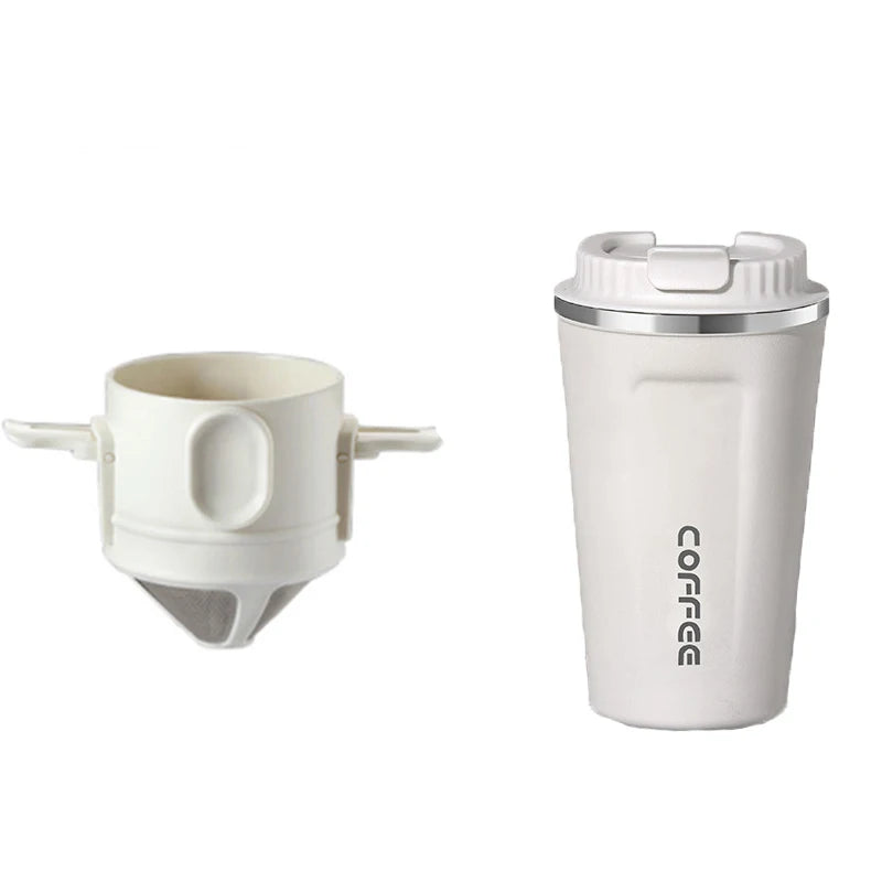 Stainless Steel  Coffee Filter Drip Coffee Tea Holder Reusable Mug Coffee - Fired Hammer