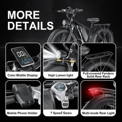 Fired Hammer TrailForce 1000X Electric Mountain Bike