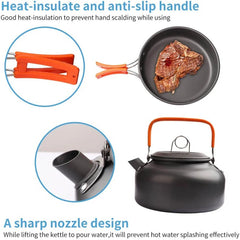 Camping Cooking set Camping Cookware Travel Tableware - Fired Hammer