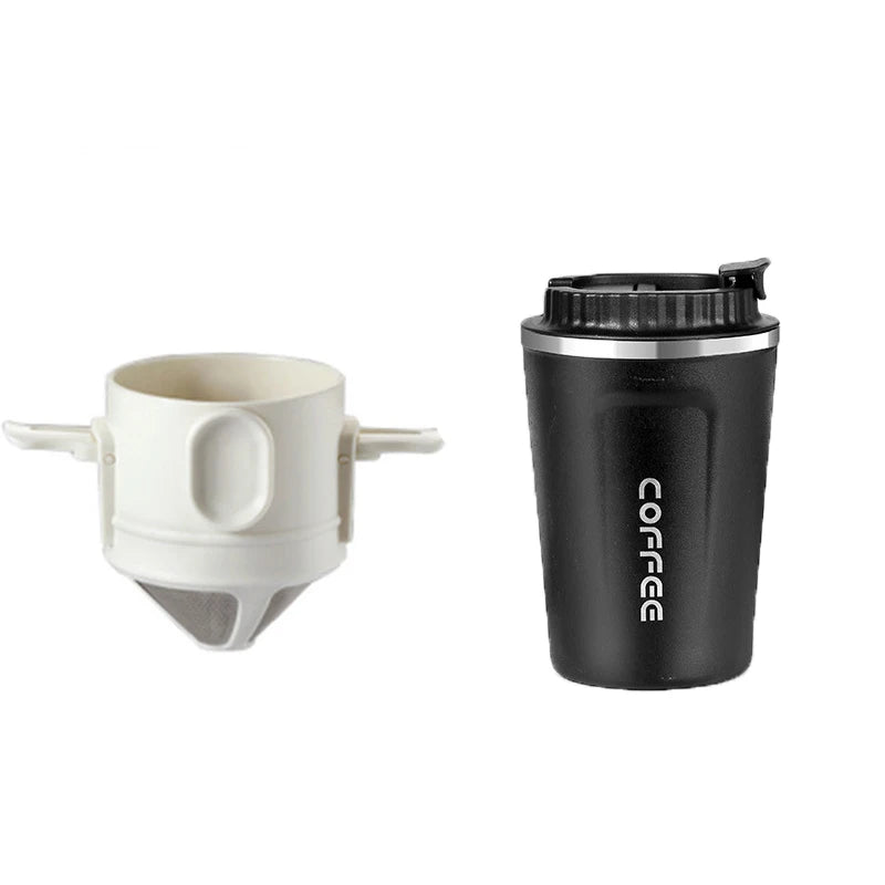 Stainless Steel  Coffee Filter Drip Coffee Tea Holder Reusable Mug Coffee - Fired Hammer